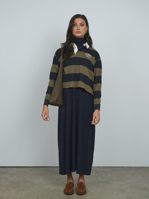 Point Balloon Sleeve Polo