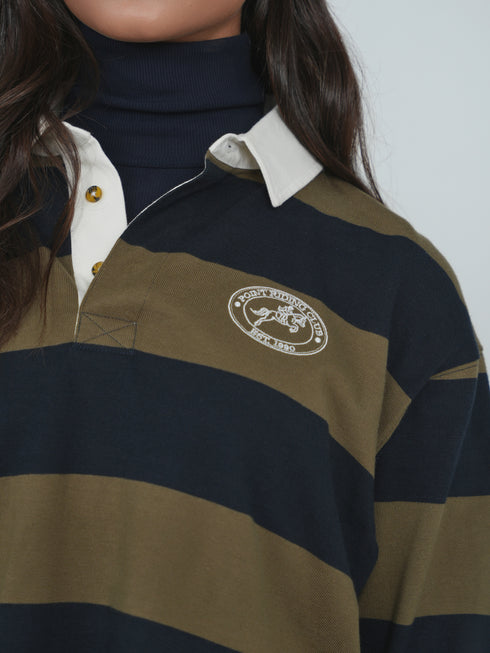 Point Balloon Sleeve Polo