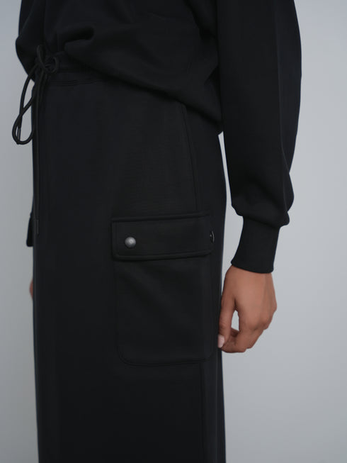 Point Sweat Cargo Pocket Skirt