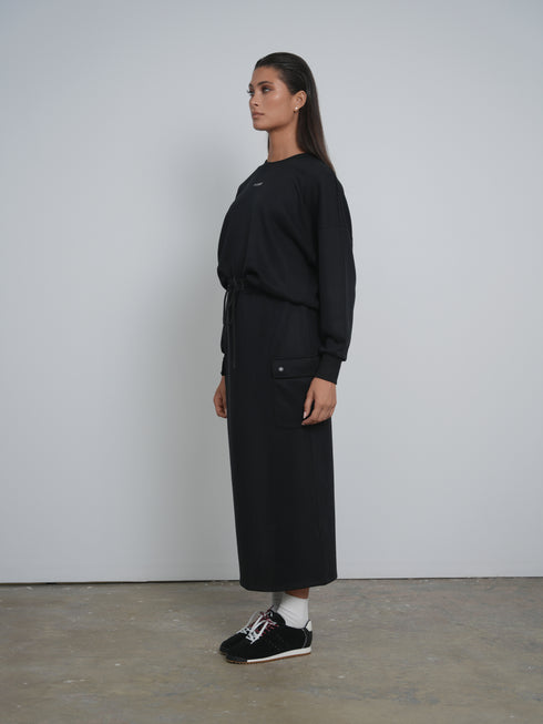 Point Sweat Cargo Pocket Skirt