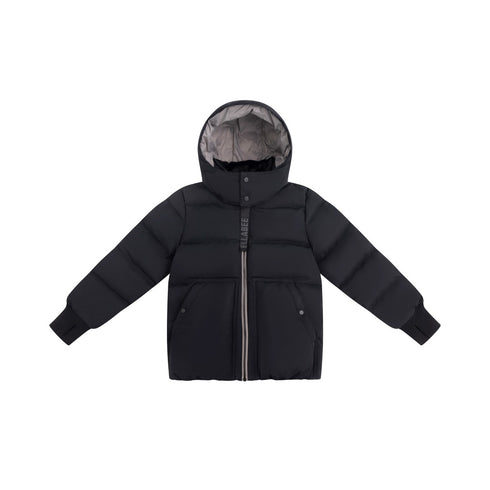Ellabee Down Coat with Charcoal Zipper