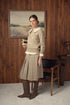 Point Riding Sweater in Taupe Melange
