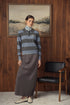 Point Knit Polo Sweater in Windward Blue Stripe
