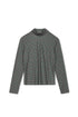 Point Ity Turtleneck in Houndstooth