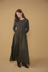 Point Cable Twofer Dress in Hunter
