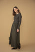 Point Cable Twofer Dress in Hunter