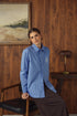 Point Preppy Button Up in Denim Blue