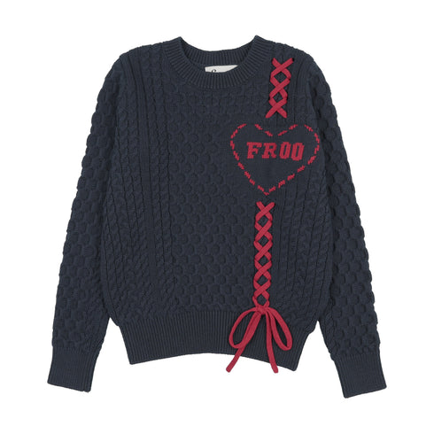 Froo Laced Knit Sweater