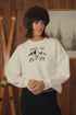 Point Cream Dolman Sweatshirt