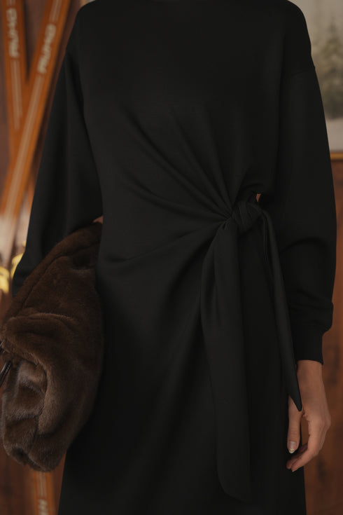 Point Side Tie Dress