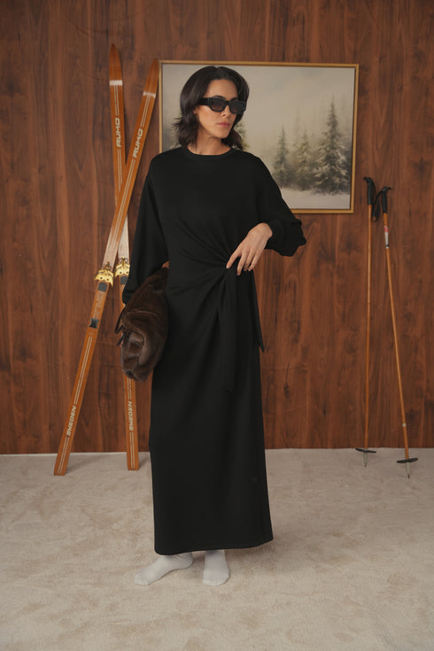 Point Side Tie Dress