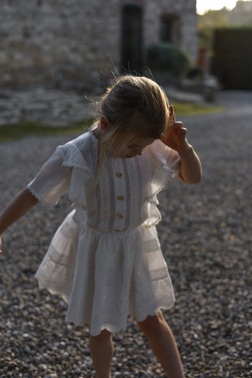 LRDM Maeve Dress in White