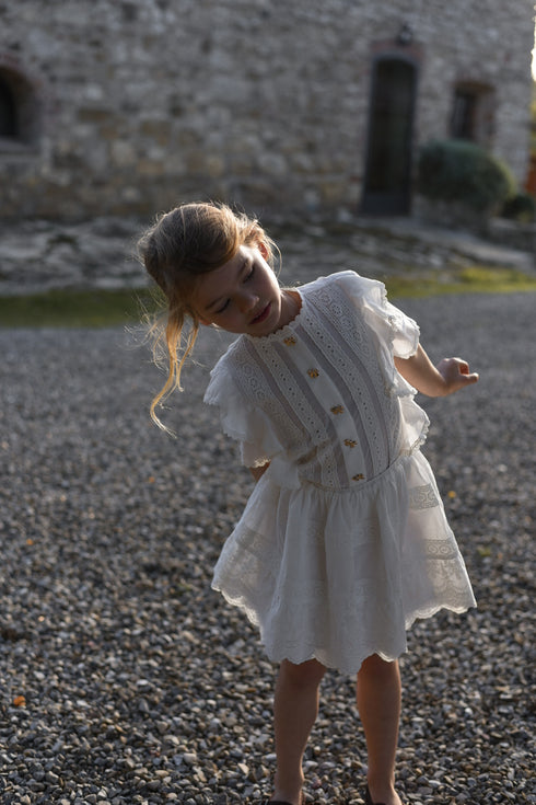 LRDM Maeve Dress in White