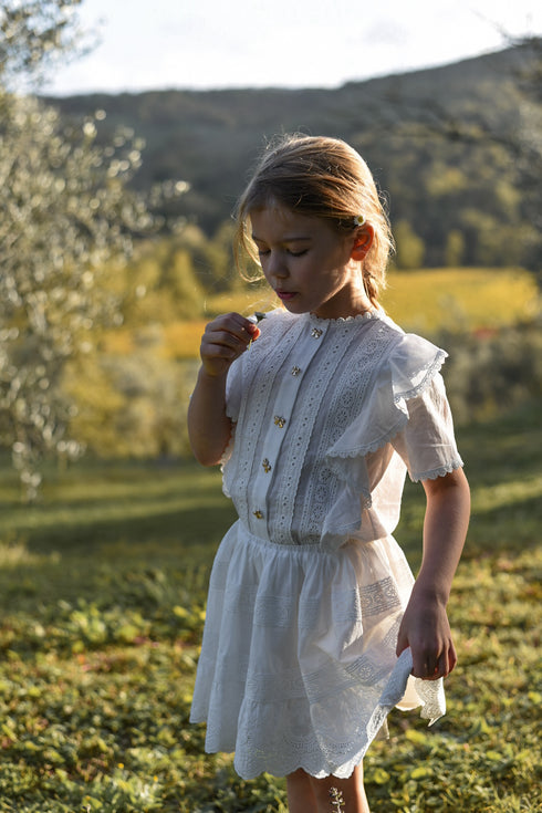 LRDM Maeve Dress in White