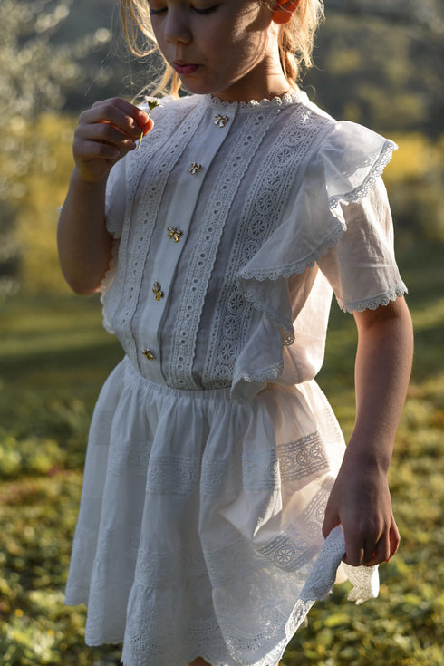 LRDM Maeve Dress in White