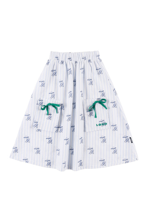 Loud Seersucker Skirt