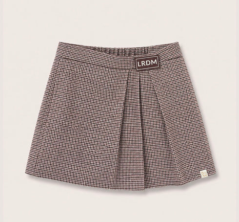 LRDM Brown Knit Top & Skirt Set