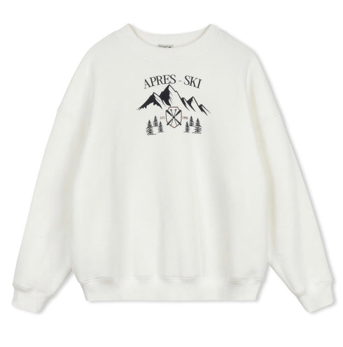 Point Cream Dolman Sweatshirt