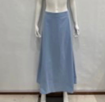 Noir Blue Chiffon Skirt Set