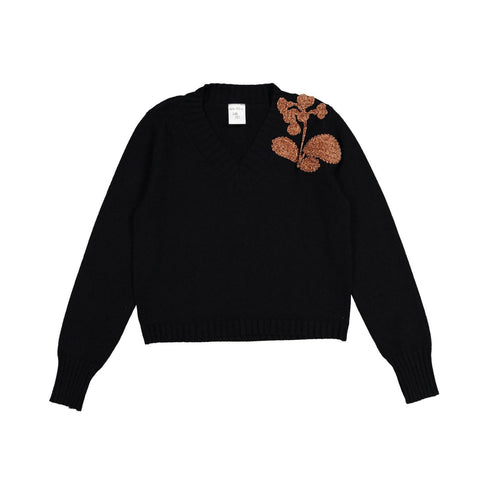 Ava and Lu Geometric Pleated Slip Dress & Sweater