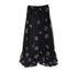 Ava and Lu Black Flower Studded Tulle Skirt & Top