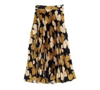 Ava and Lu Black Golden Geo Hearts Set