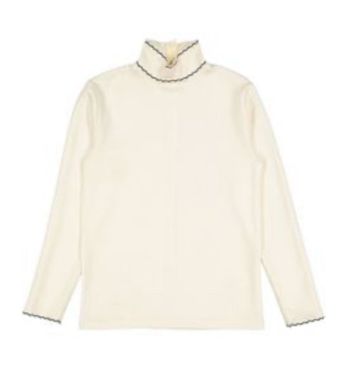 Ava & Lu Black Pleated Buckle Jumper & Top