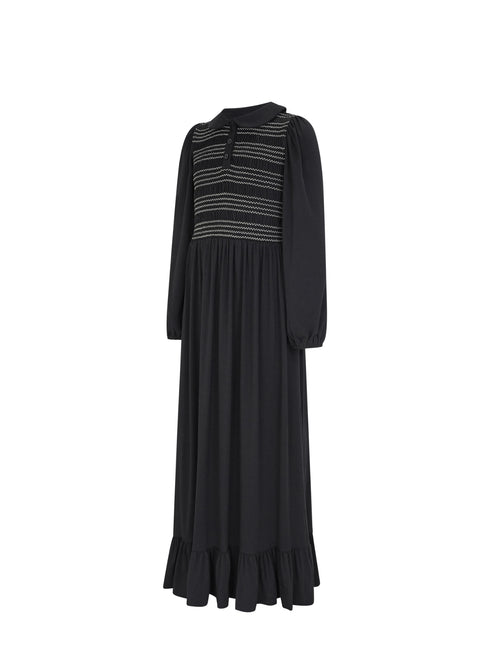 Pashmini Harper Stitched Smocked Maxi