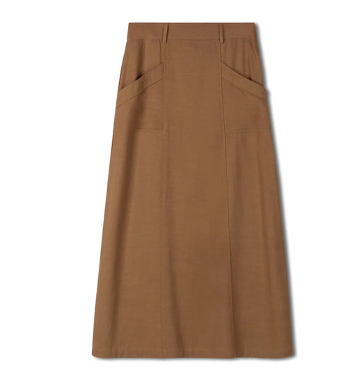 Point Pocket Skirt in Foxtrot