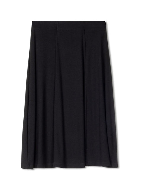 Point A-Line Black Tennis Skirt