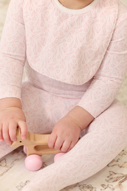 Kipp Pink Wood Horse Toy