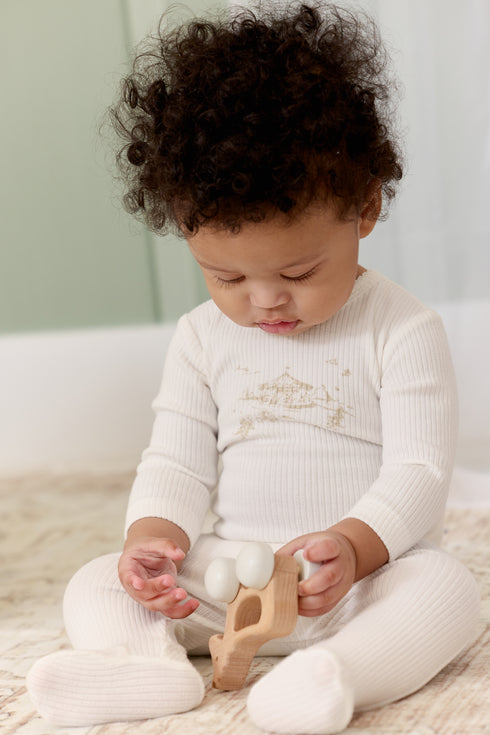 Kipp Stone Wood Horse Toy