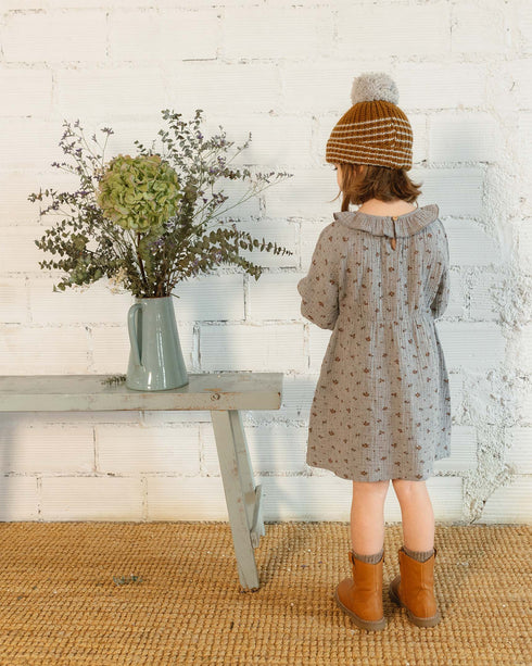 Buho Grey Romance Dress