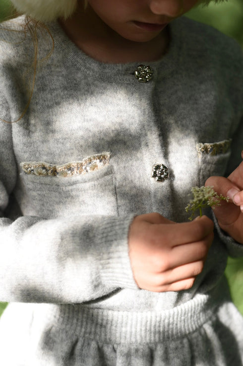 LRDM Charlie Knit Set in Grey