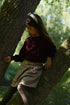 LRDM Brown Knit Top & Skirt Set