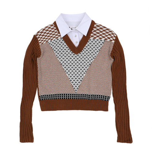 Luna Mae Nell Collar Sweater