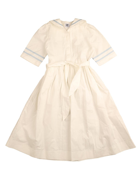 Noma Belted Dress with Sailor Collar