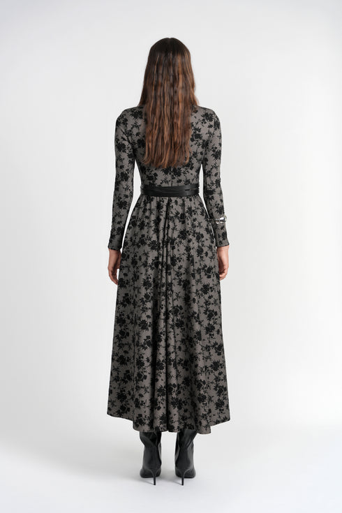 Luum Floral Maxi Belted Dress