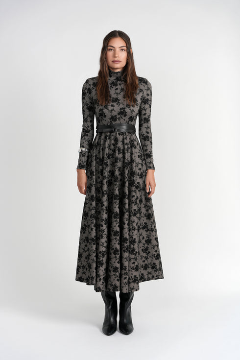 Luum Floral Maxi Belted Dress