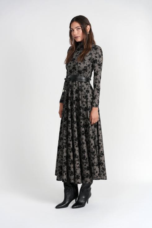 Luum Floral Maxi Belted Dress