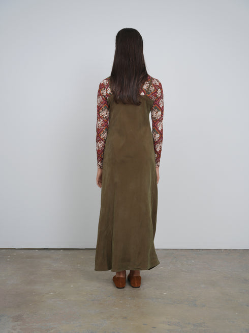 Point Mock Neck Top in Geo Floral