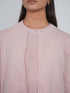 Point Melange Cardigan in Pink