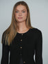 Point Tiny Cable Cardigan in Black