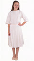 Tntrm Cream Textured Skirt & Top Set