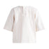 Tntrm Cream Textured Skirt & Top Set