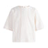 Tntrm Cream Textured Skirt & Top Set