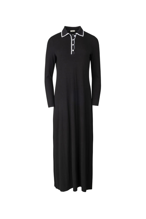 Point Black Polo Dress