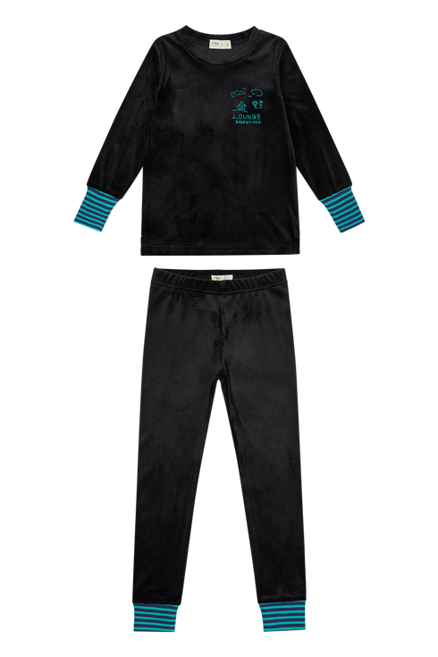 Crew Kids Essential Lounge Set in Blue
