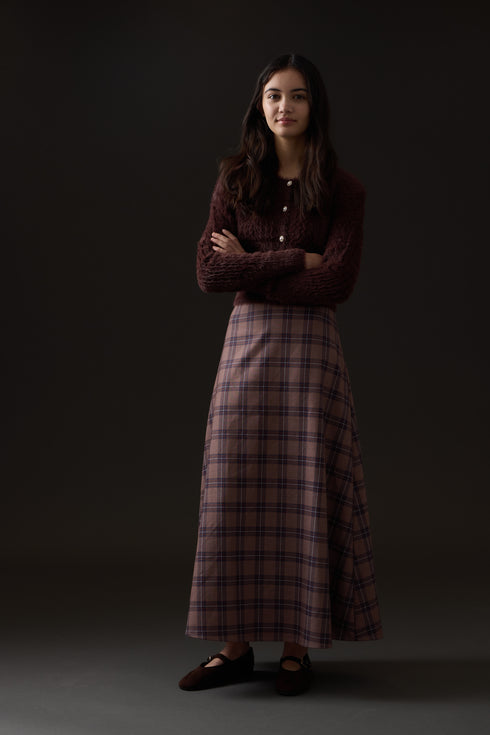 Soir Laura Cardigan & Midi Skirt Set