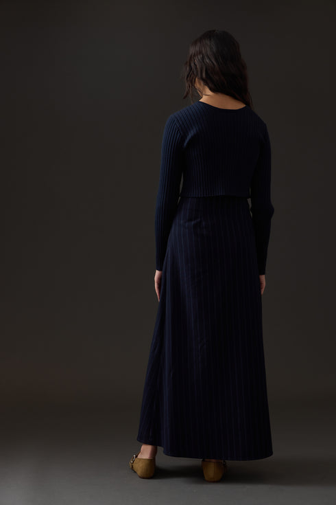 Soir Navy Charlotte Set